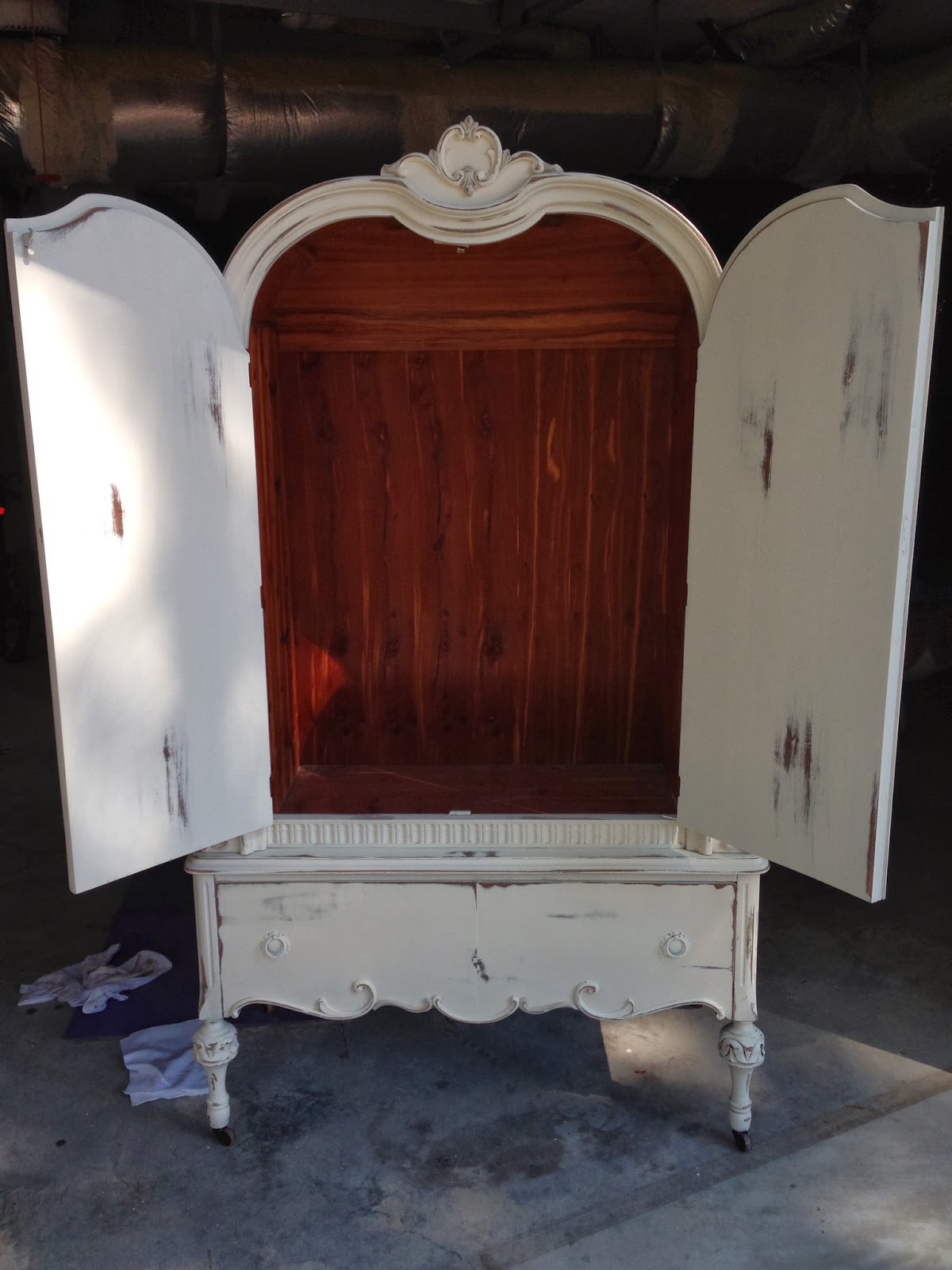 Locksley Lane My Little Vintage Armoire Makeover