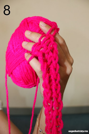 cách đan len bằng tay không