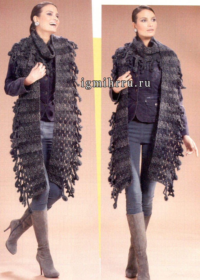 ergahandmade Crochet Scarf + Diagram
