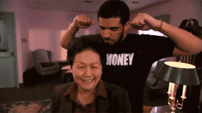 Hilarious-Drake's reaction after hearing DJ Khaled's proposal to Nicki Minaj