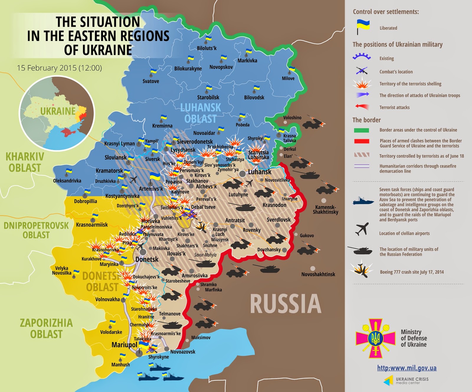The New Gathering Storm Ukraine War update 15 February 2015