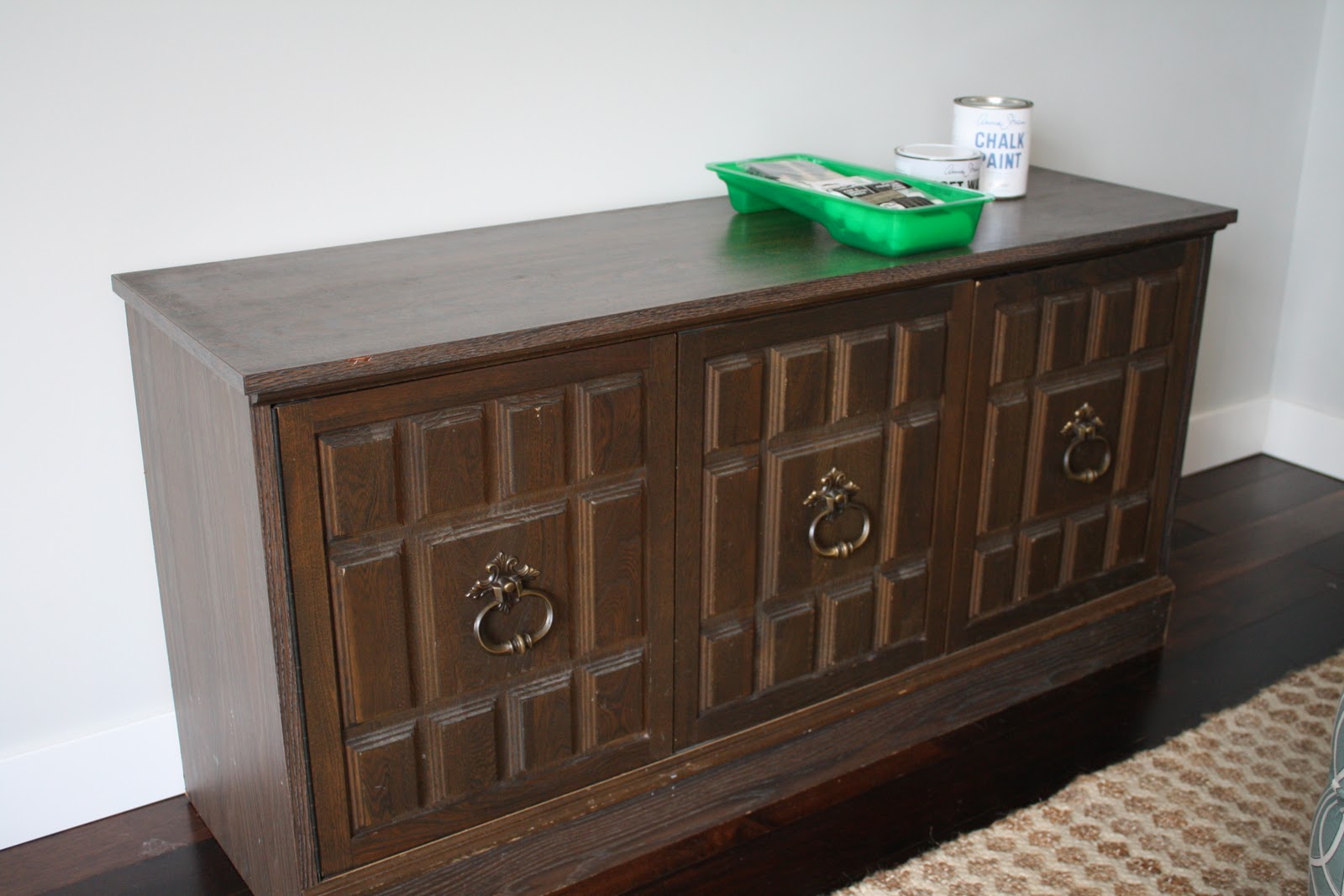 From My Living Room Credenza makeover