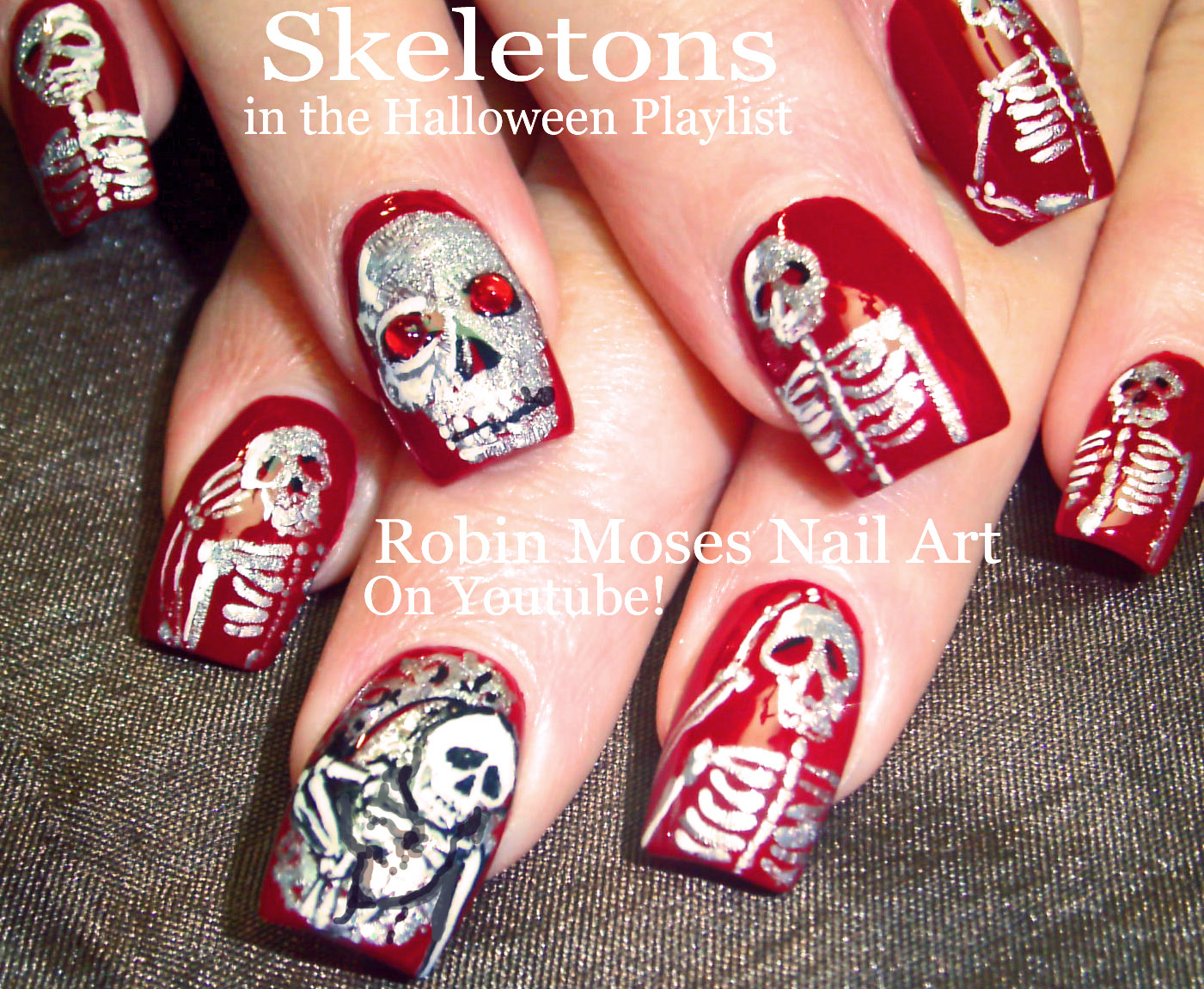 Nail Art By Robin Moses Halloween Nails Halloween Nail Art Blood Splatter Nails Bloody Nails Scary Nails Halloween Nail Art Bloody Nail Art Halloween Ideas Halloween Costume Ideas Nail Art Ideas For