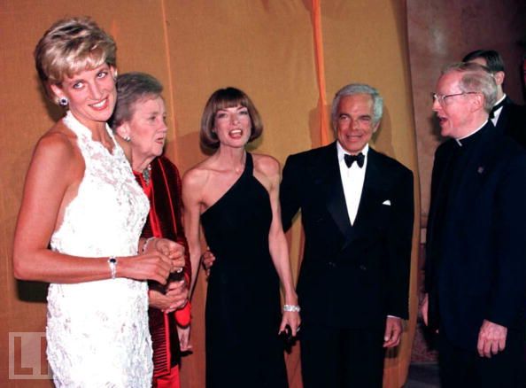 Princess Diana at a reception in Washington DC 1996 wearing the Saudi Princess Diana at a reception in Washington DC 1996 wearing the Saudi