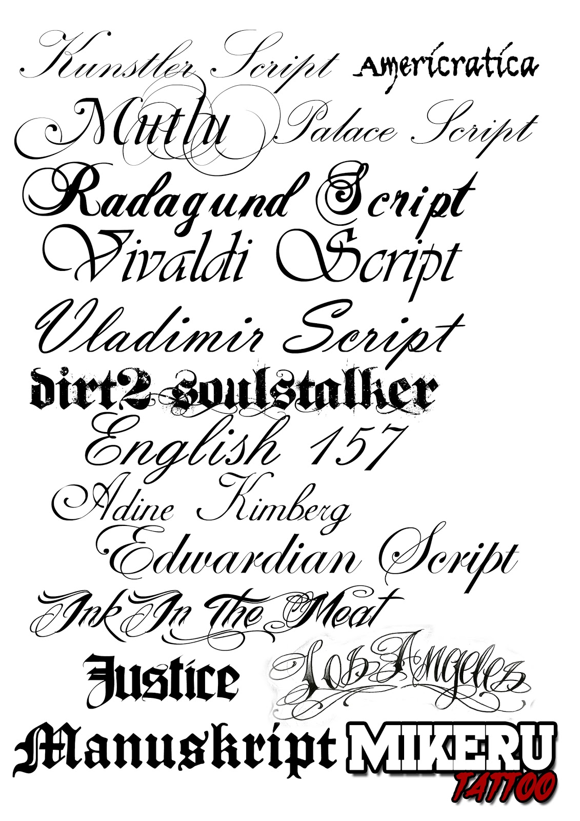 Letras Tatuajes