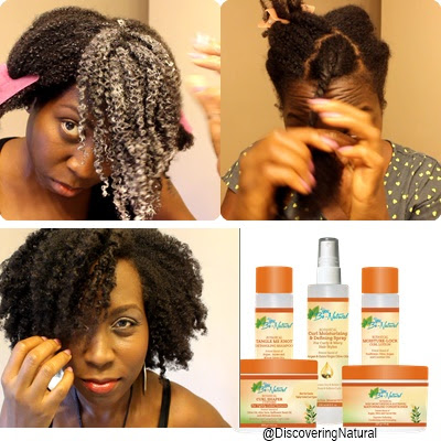 Easy 3 Strands Twistout using You Be-Natural  DiscoveringNatural