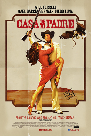 image, film, review, cover, Casa de mi Padre, 2012, pic