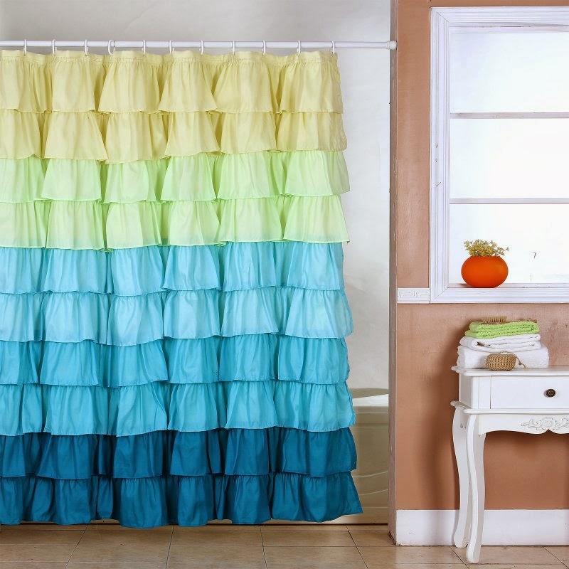 whimsy girl Pretty Things {Ruffle Shower Curtains}