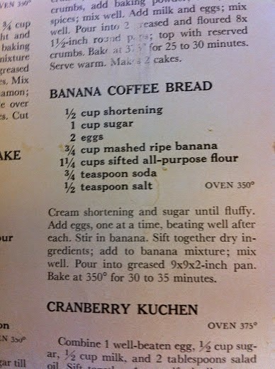 3 Generations Of Southern Recipes Banana Coffee Bread Make And