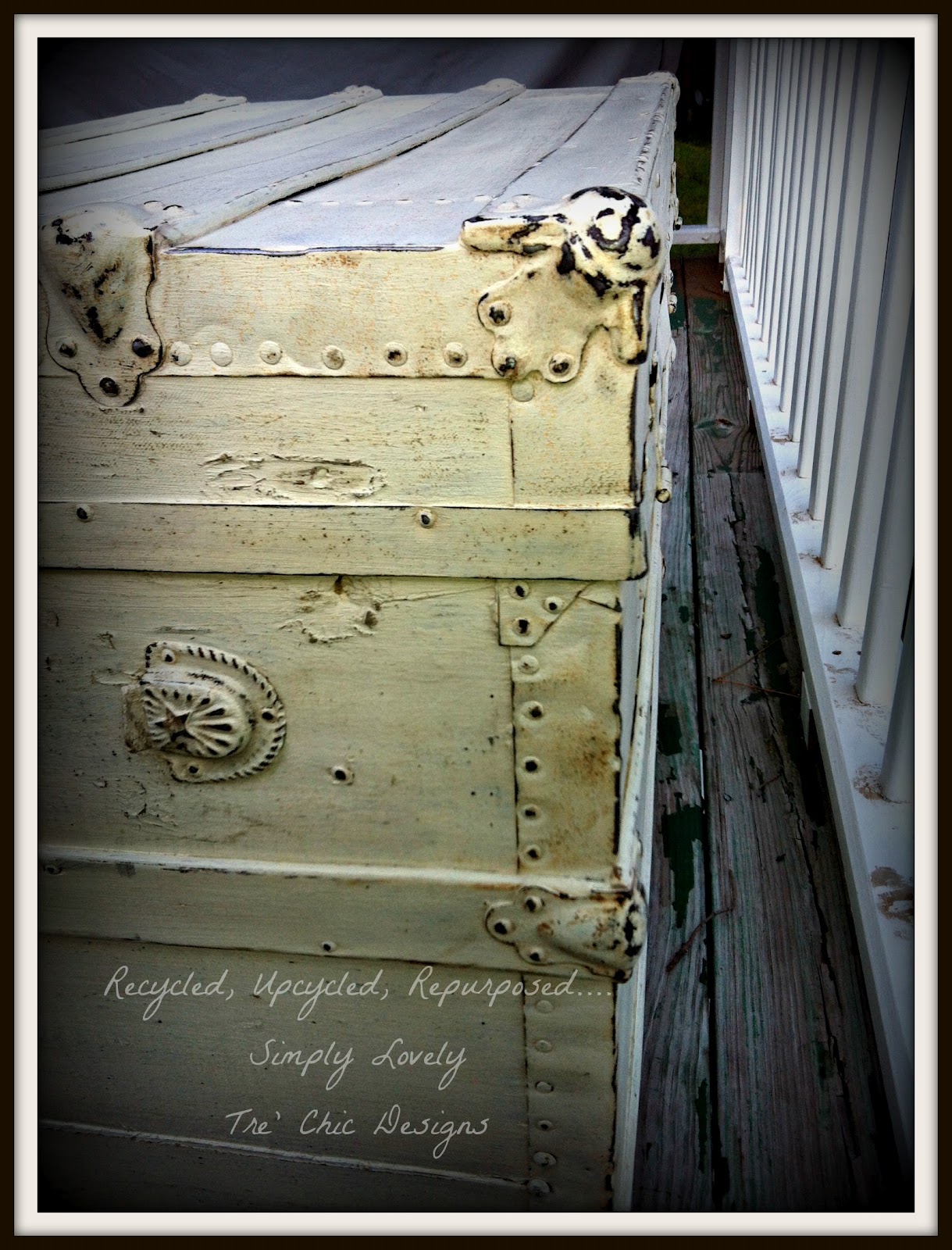 Recycled, Upcycled, Repurposed.Simply Lovely Tre' Chic Designs