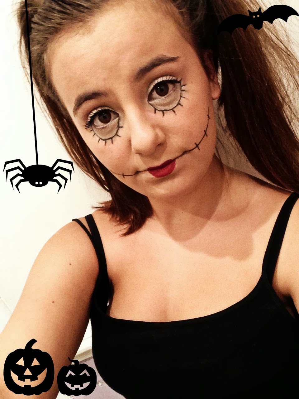 Alarah Halloween Makeup Possessed Doll