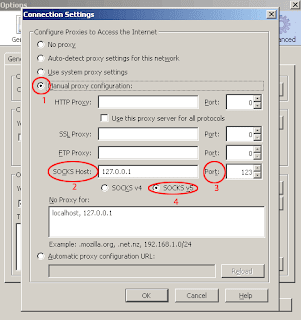 Cara Setting Sock Proxy di Firefox 