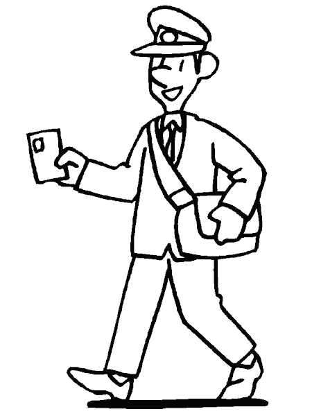 Community Helpers Coloring Pages