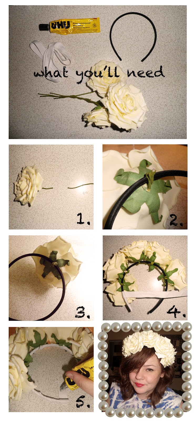 GoS Celebrity Style Inspiration Flower Crown / Garland Headband