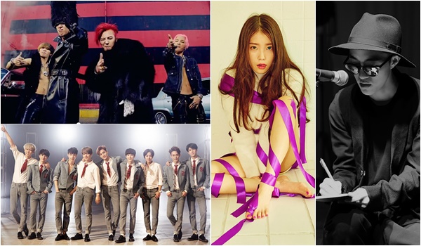 tangga lagu korea terbaru 2015