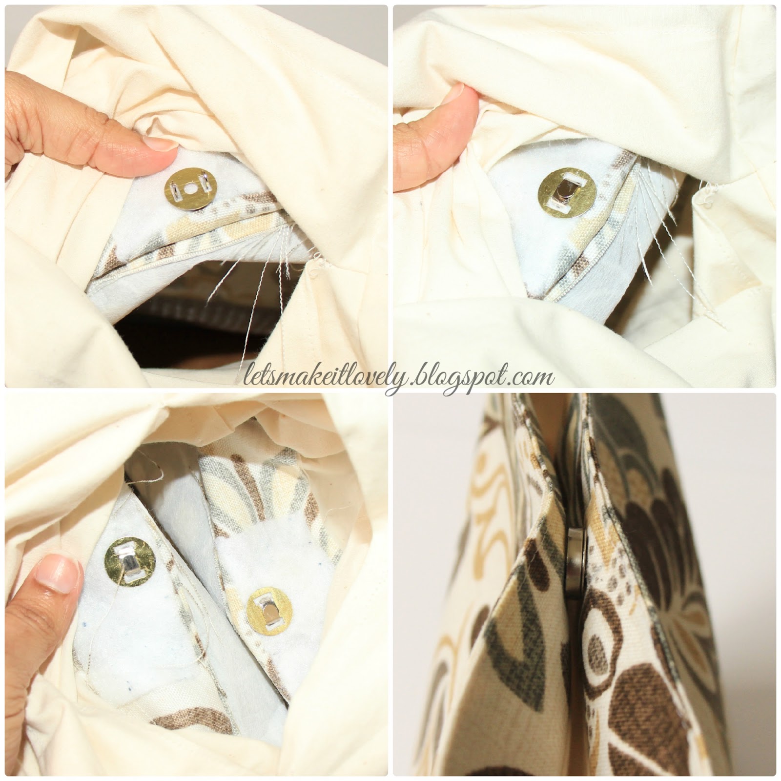 Let's make it lovely Adding Hard Base, Bag feet and Closure