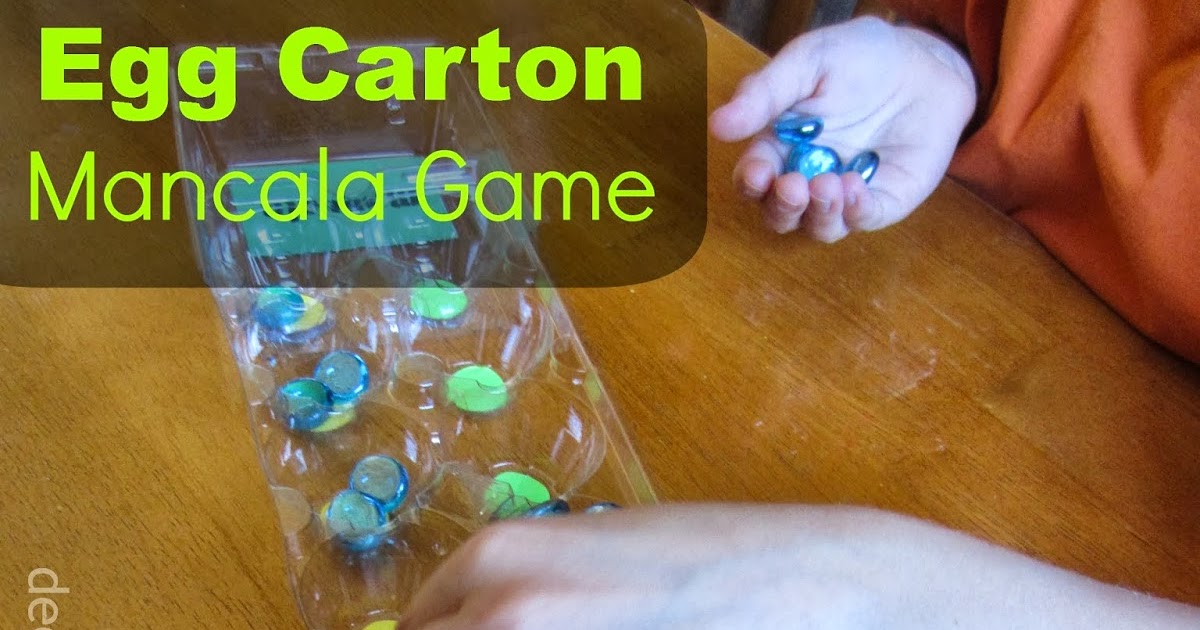 Relentlessly Fun, Deceptively Educational Egg Carton Mancala Game