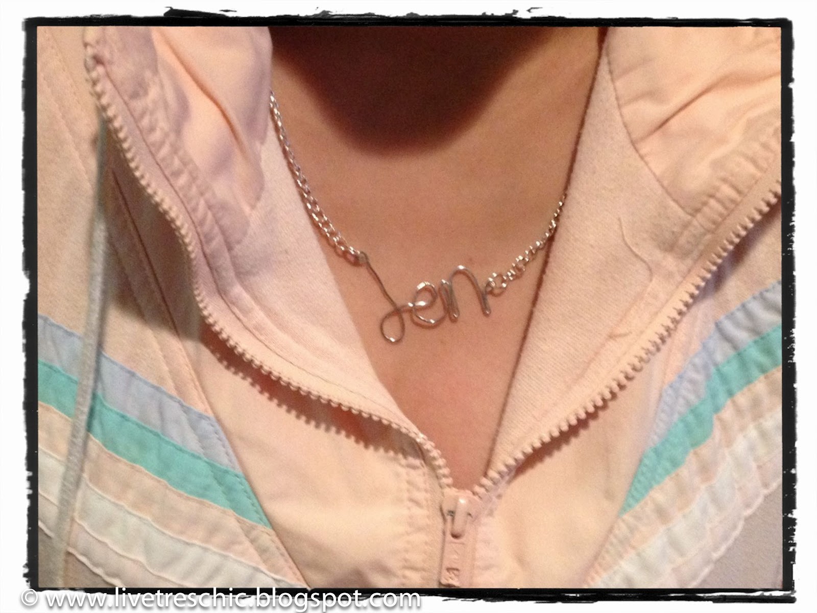 diy name necklace inspired by elim jewelry live très chic