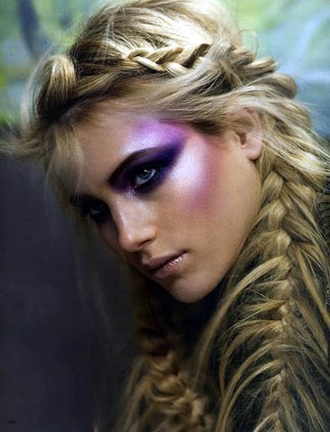 Imágenes de peinado dos trenzas de raiz - Peinado Dos Trenzas De Raiz