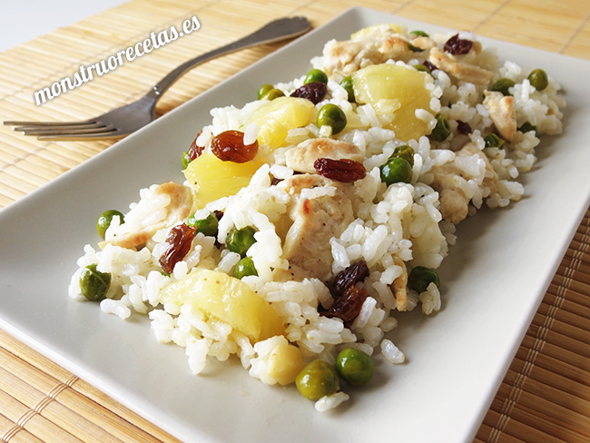 Arroz Con Pollo Y Piña
