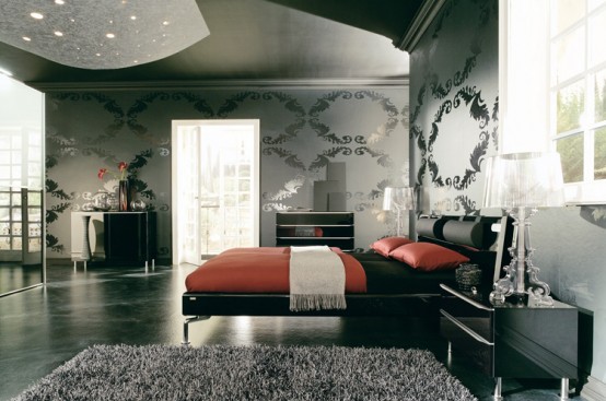 Decoración de cuartos, dormitorios, paredes, cortinas, ventanas ...