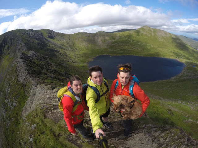 Striding edge, Helvellyn, dangerous, Lake District, Scramble, climb, dog, Go Pro, GoPro, Ridge, Arete, UK, Britain, British Mountains, death, fall, fell walking, England, Glenridding beck, canyoning, canoeing, Ullswater, Red Tarn, selfie, ultimate selfie,