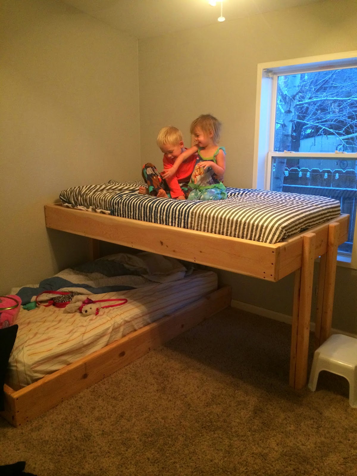 Life with Mack, Macy & Molly Triple Bunk Beds