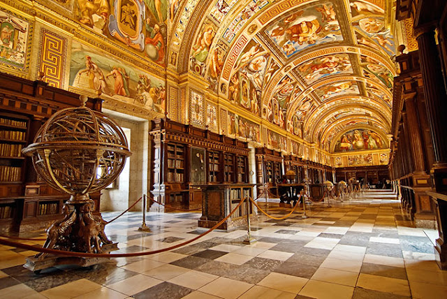 Real Biblioteca del Monasterio del Escorial, Madrid, España