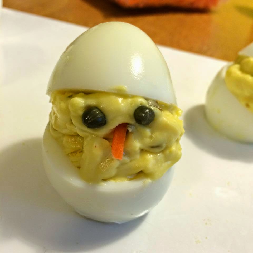 Cute Deviled Egg Chicks
