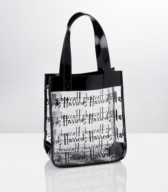 harrods transparent bag