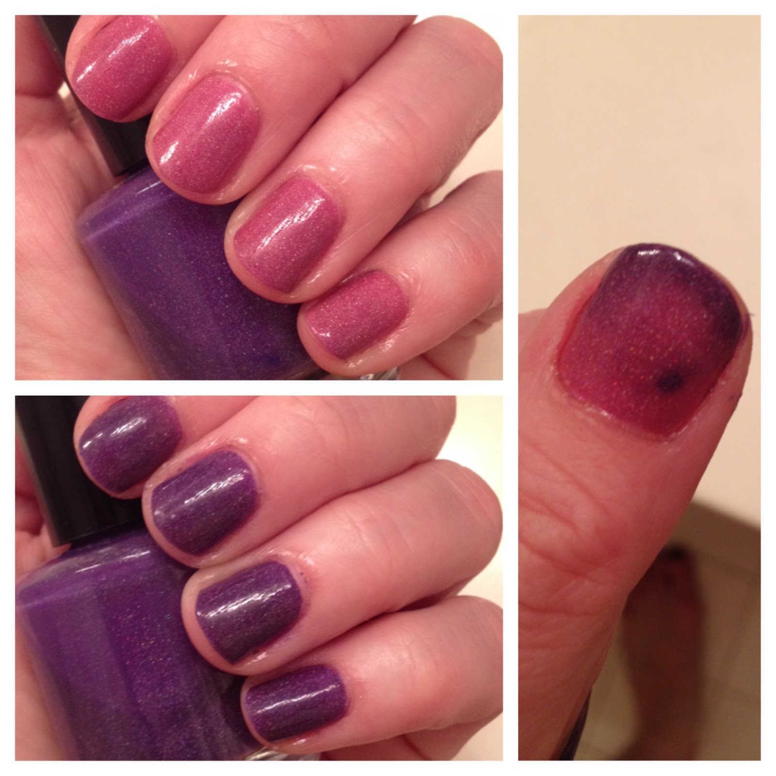 The Beauty of Life ManiMonday Lacquer Queen Color Changing Nail