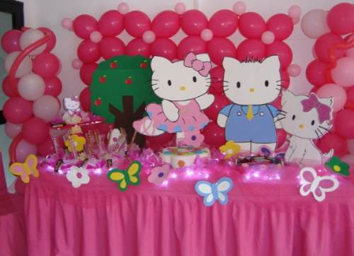 Decoracion Hello Kitty Fiestas Infantiles ~ Colorida decoraci?n de Hello Kitty en 3D Decoracion Hello Kitty Fiestas Infantiles ~ Colorida decoraci?n de Hello Kitty en 3D