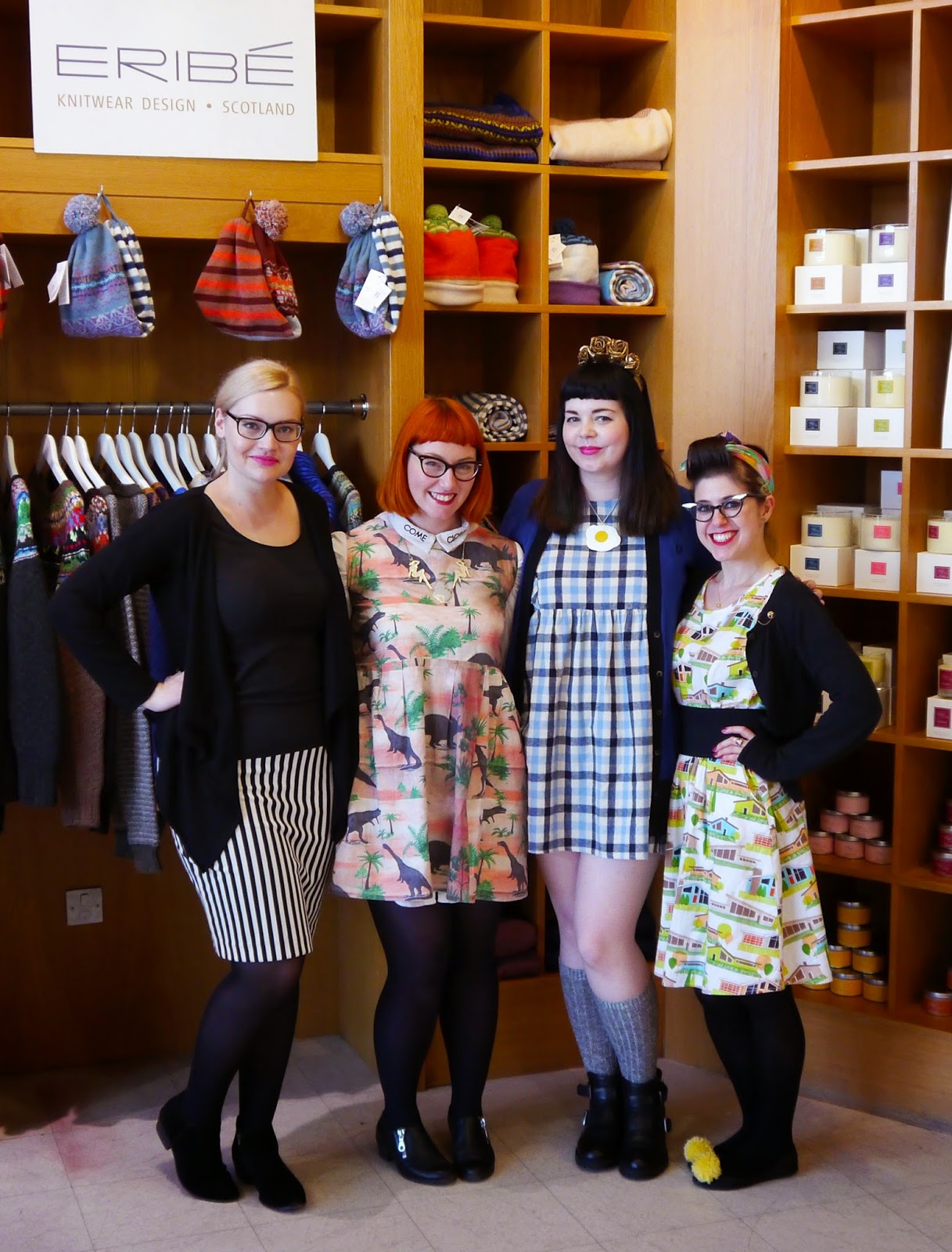 Girl Gang at Scotland Re:designed - Limited Edition Pop Up Shop Scotland Re:designed, Limited Edition pop up shop, Limited Edition pop up department store, pop up shop, Edinburgh pop up shop, Ocean Terminal, Edinburgh, Edinburgh Bloggers, Scottish Bloggers, Scottish Design, Girl Gang, Miss West End Girl, Miss Vicky Viola
