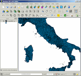Mappa comuni italiani shp