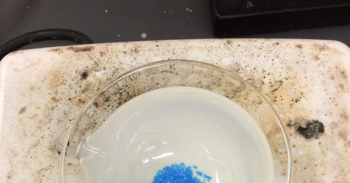 Leila's CTD Chemistry Lab Blog! Lab of a Copper Sulfate
