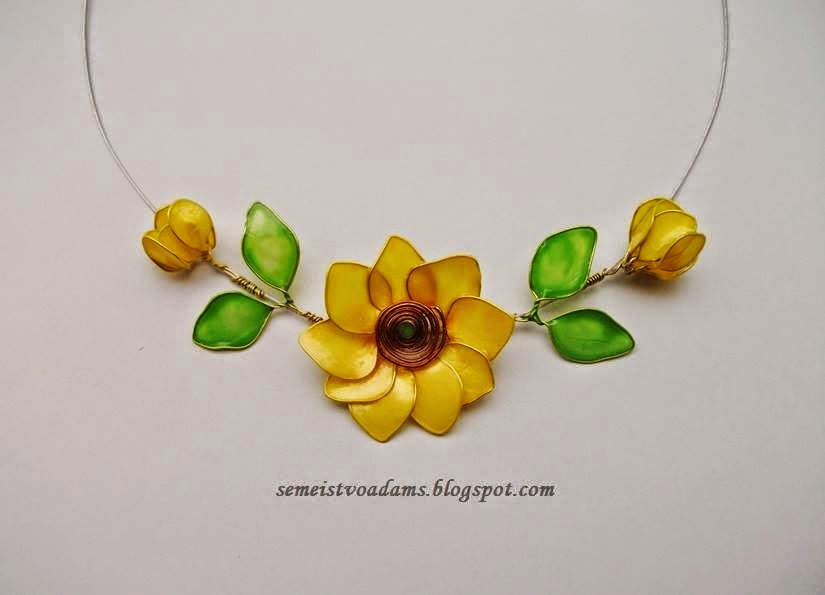 Wire flowers with nail polish How to make...