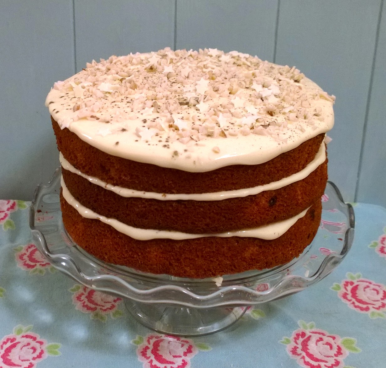 Charlie makes cakes Passionfruit, lime and pistachio layer cake