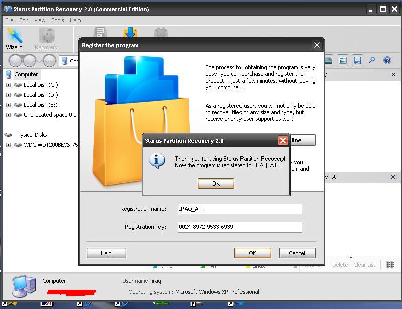 Скачать ключ starus partition recovery