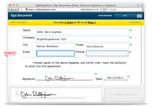 handwritten signature