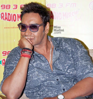 Ajay Devgan at Radio Mirchi for promotion of Himmatwala