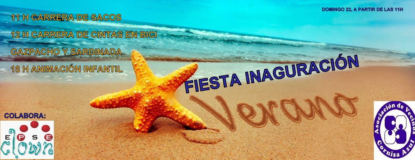 cornisa azul avv cornisa azul fiesta comienzo temporada de verano cornisa azul avv cornisa azul fiesta comienzo temporada de verano