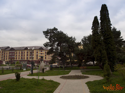 Parcul din centrul Toplitei