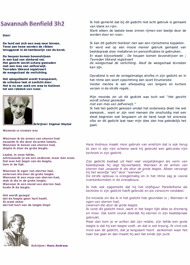 Nederlands Portfolio Maart 2014