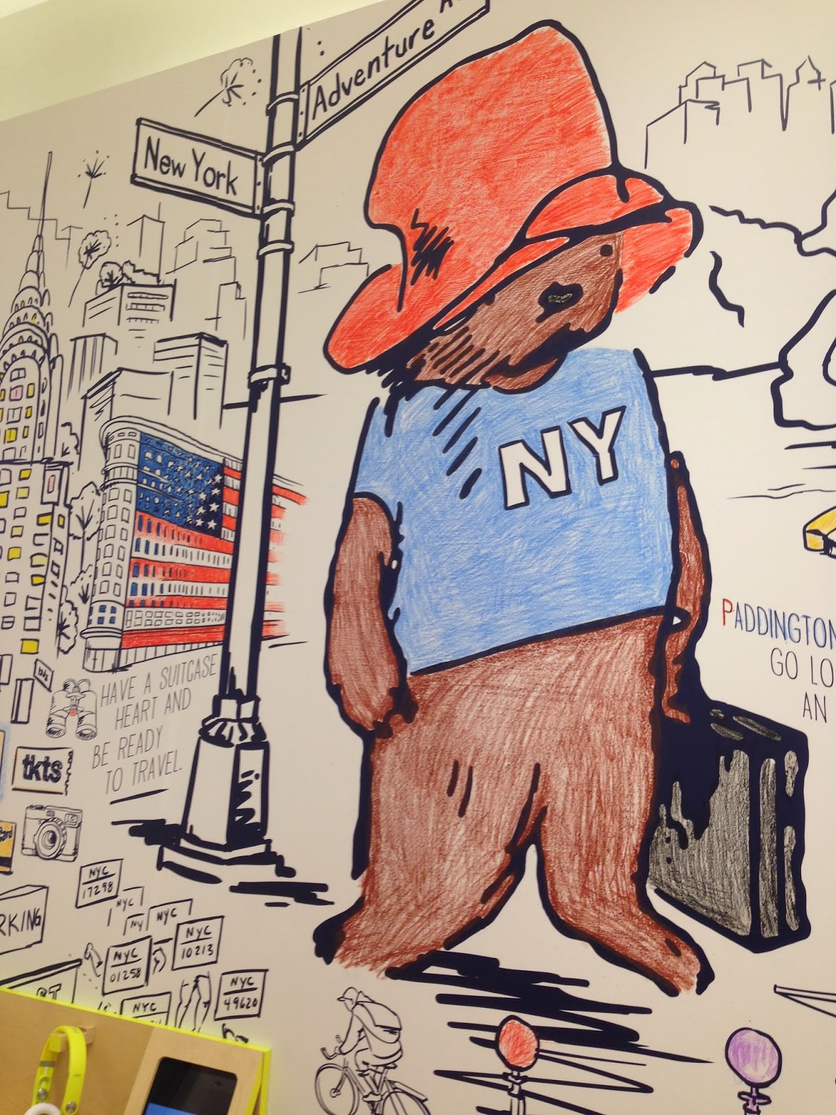 Pink In The City Paddington at the Gap NYC 5th Avenue