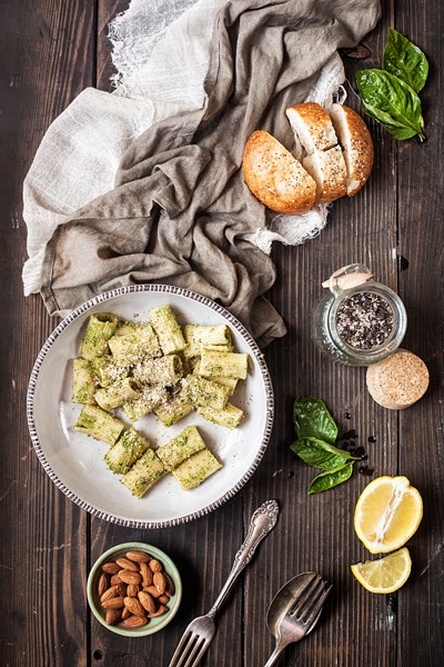 Pasta with Zucchini Pesto