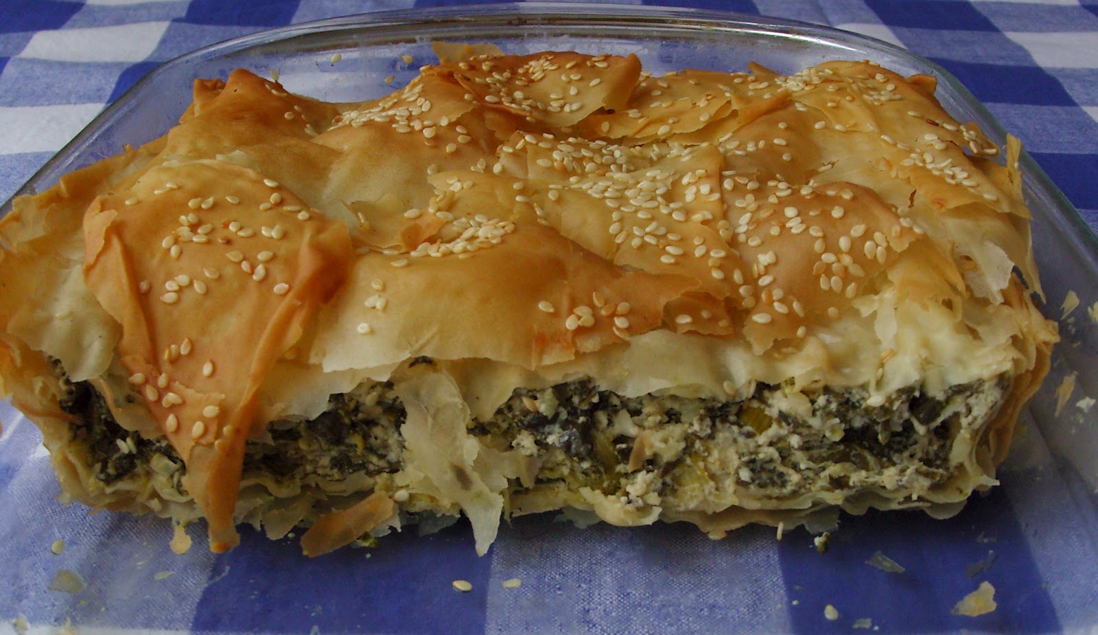 Feeding the Eye: Spinach Pie - a recipe for success