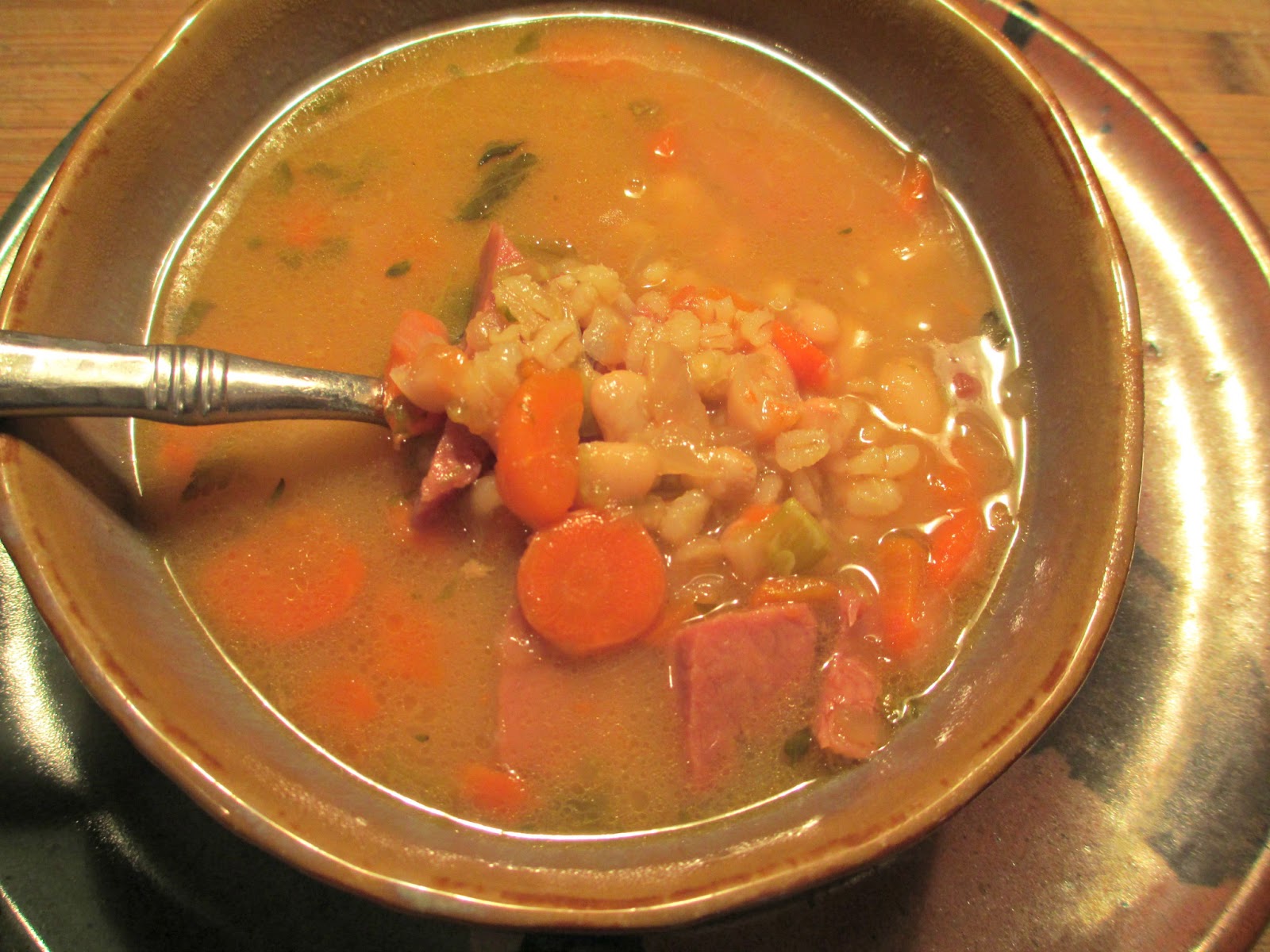 Healing Woman HAM, BEANS AND BARLEY SOUP