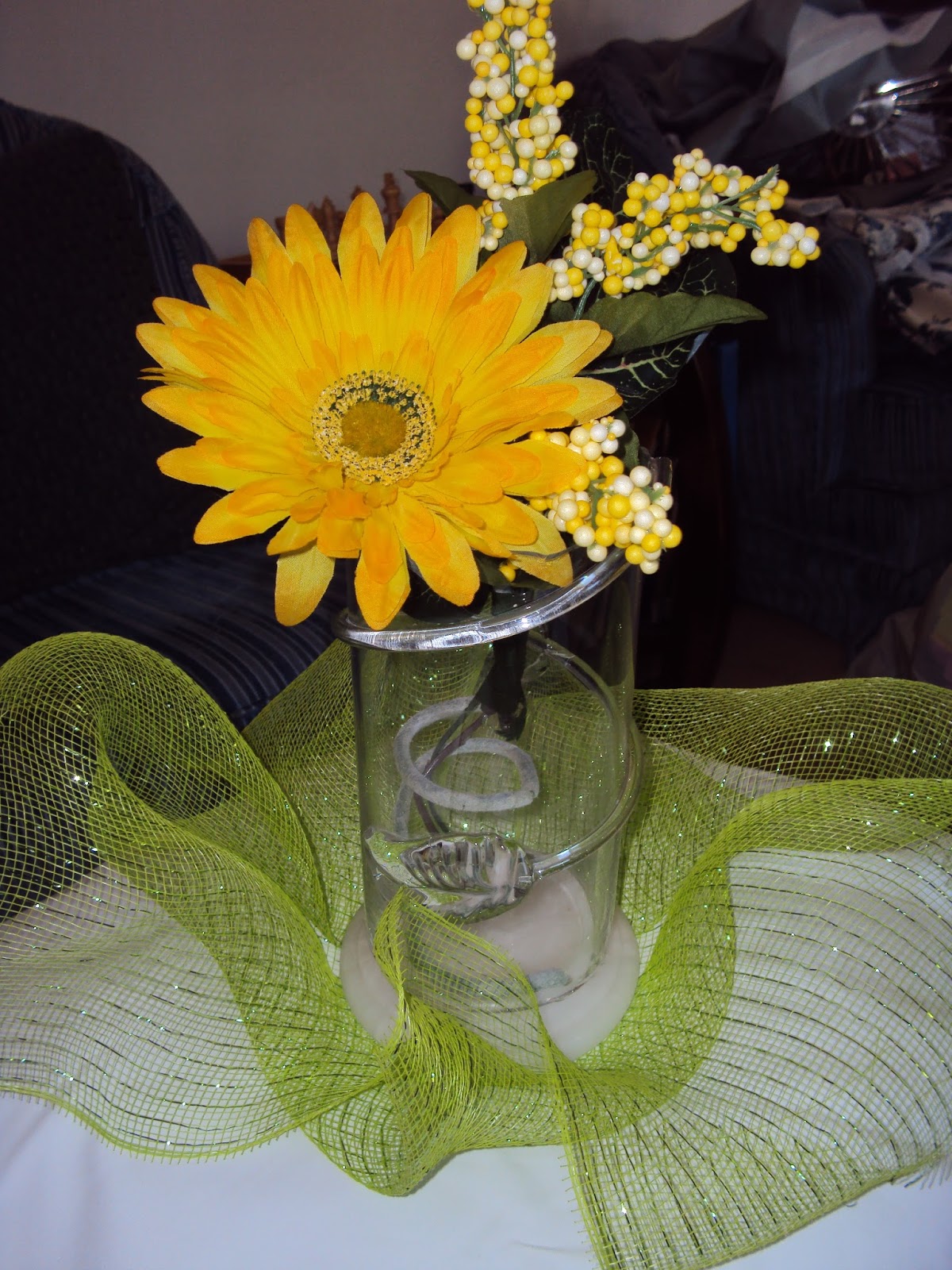 Floral Arrangement - Sunflowers and Other Yellow Flowers ~ The Art of