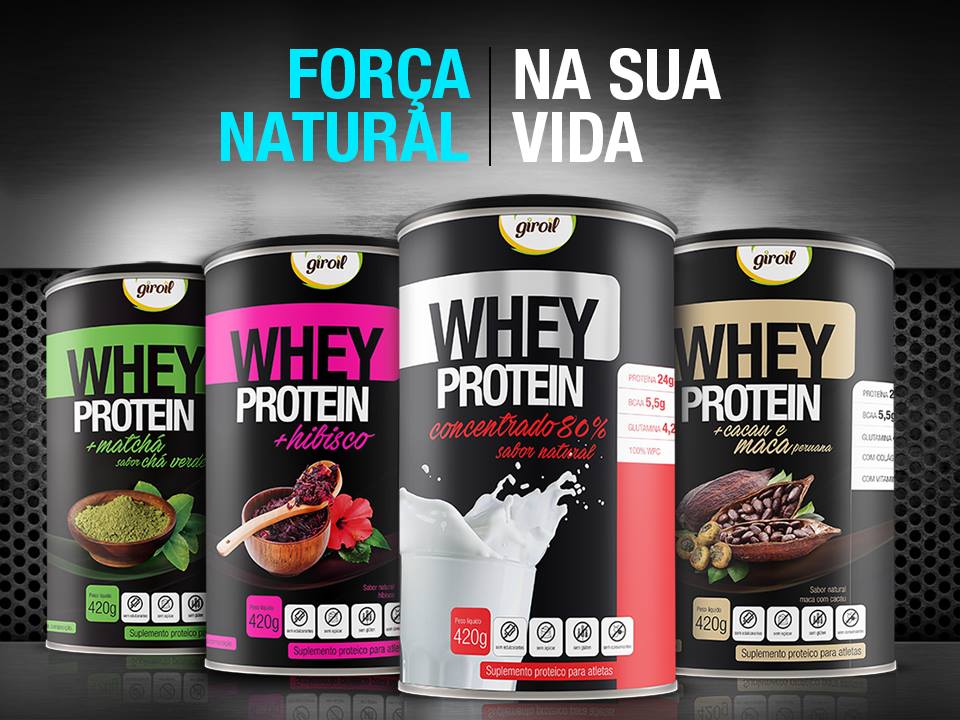 Whey Protein ganho de massa muscular, eliminar o excesso de gordura e