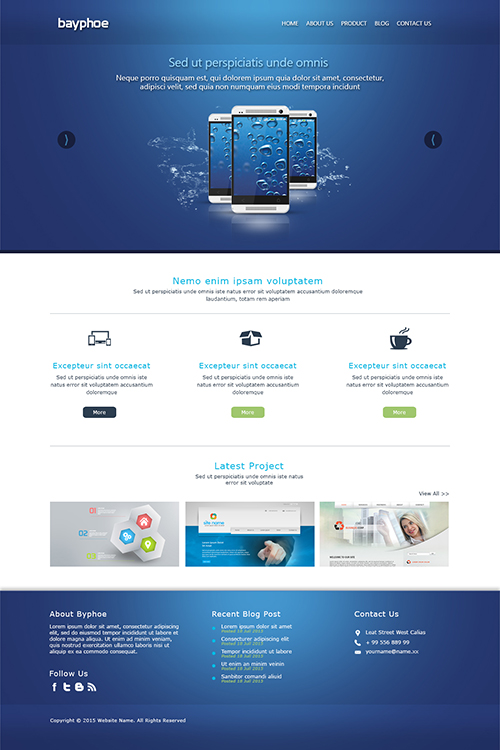Create a OnePage Beautiful  Design Layout In